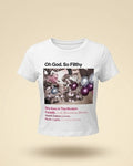 The Modern Facade Baby Tee, front